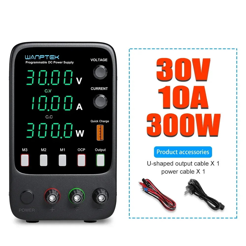 WANPTEK TPS3010 лабораторный источник питания 30В 10А 60В 5А