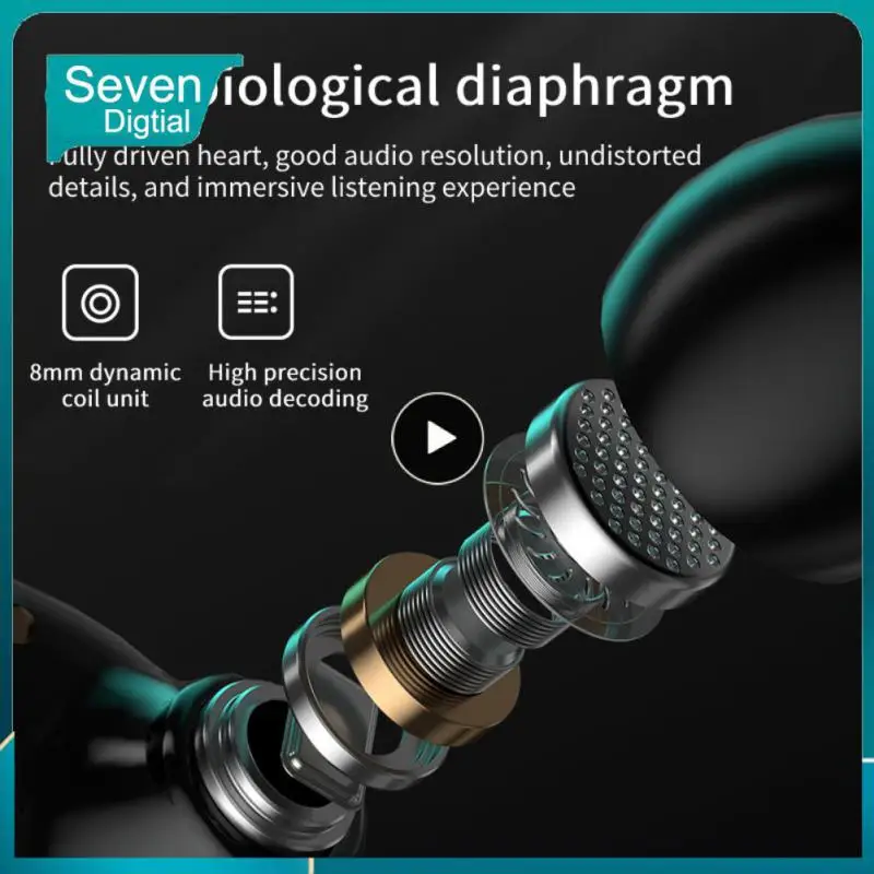 

Music 9d Stereo 5.2 Wireless Earphone Portable Tws Headphones With Charging Box Gaming Headset In-ear Earbuds With Mic
