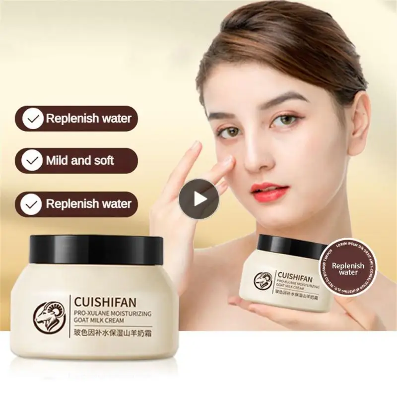 

Bosein Goat Milk Cream Moisturizing The Skin Reduce Fine Lines Skin Rejuvenation Cream High Quality Milk Bead Cream 100g