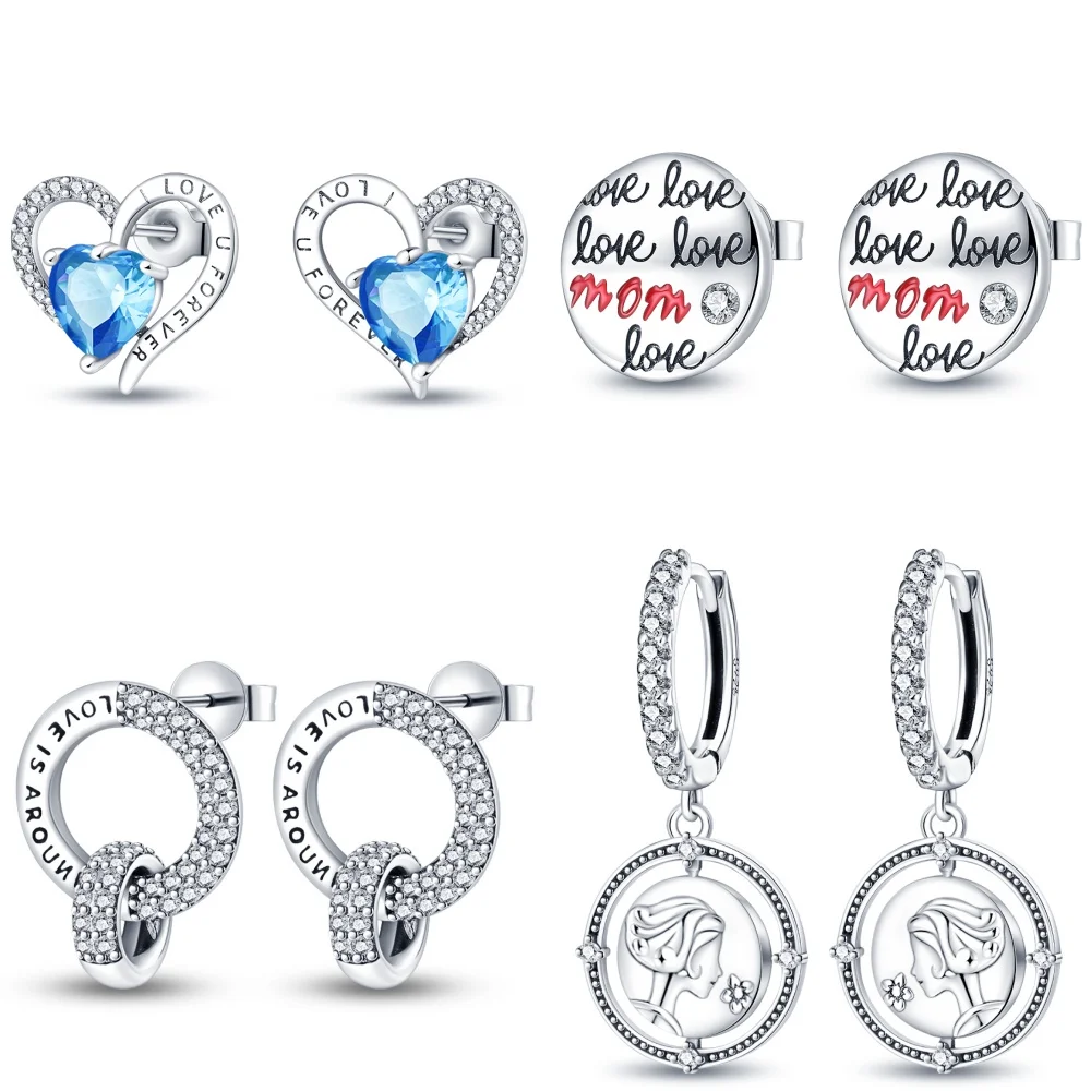 Женские серьги из серебра 2024 пробы с подвеской