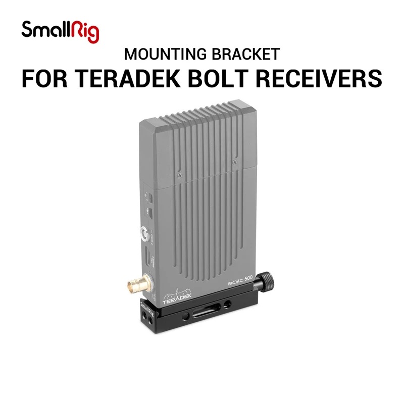 

Монтажный кронштейн SmallRig для приемников Teradek Bolt с резьбовыми отверстиями 1/4 и arri 3/8 для аксессуаров 2107