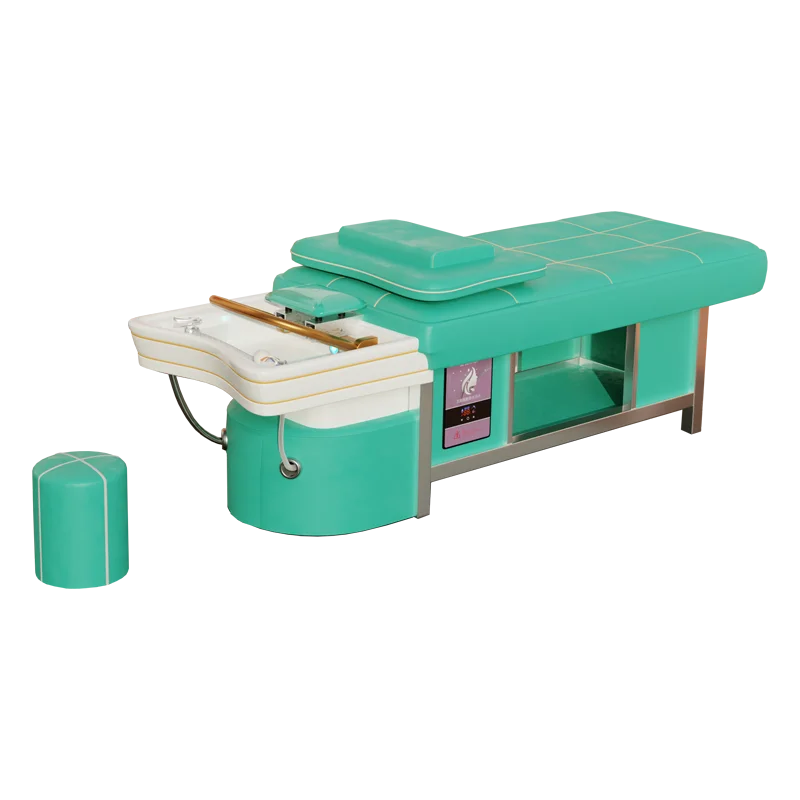 Кресло для мытья волос с эффектом циркуляции воды спа-кровать Водная терапия