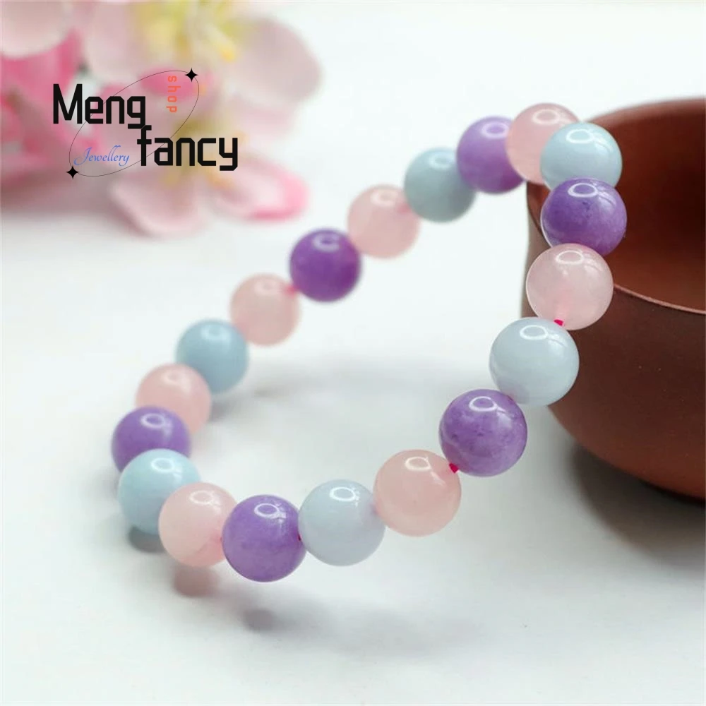 Натуральный Красочный Кристалл двойник розовый кристалл Аквамарин роскошный