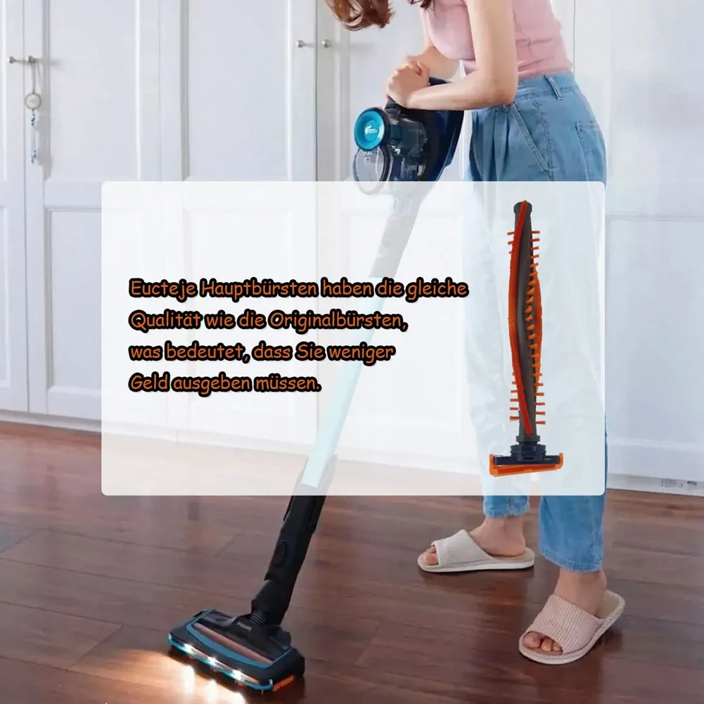 Replacement Parts Main Brush Compatible for Philips FC6728/01 FC6726/01 FC6725/01 FC6722/01 Vacuum Cleaner Accessories