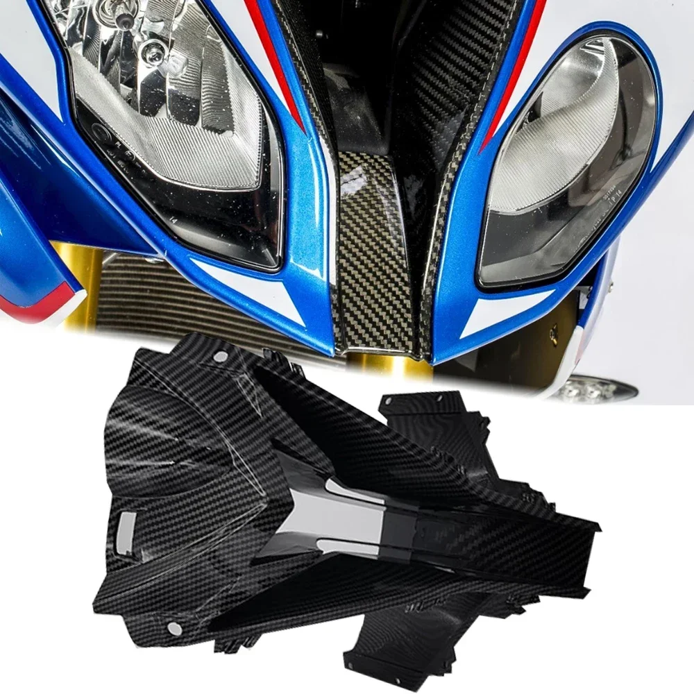 

Для BMW S1000RR 2015 2016 2017 2018 S1000 RR Запчасти Moto Передняя верхняя головка Носовой капот Крышка воздухозаборника Ram Обтекатель Панель Карбон ABS