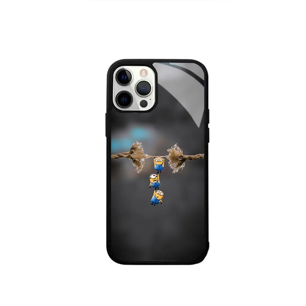 M-Minionss чехол для телефона Magsafe беспроводные зарядные чехлы IPhone 15 13 12 11 14 Pro Max Mini 8 Plus