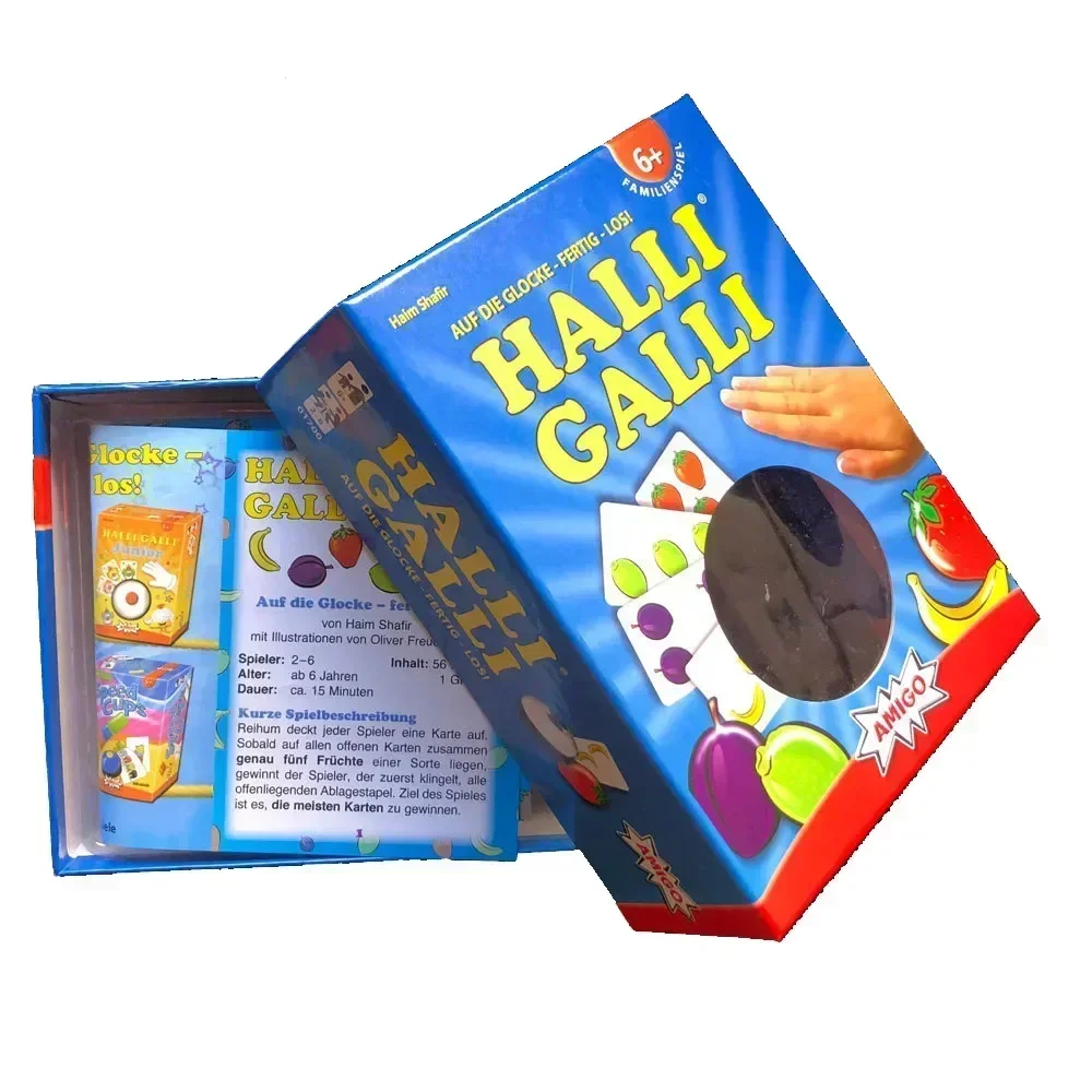 Интерактивная настольная игра Halli Galli для быстрой реакции семейное развлечение
