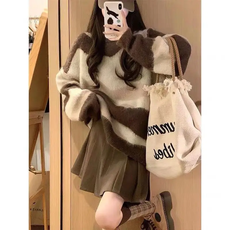 

Сексуальный женский свитер осень-зима модный женский новый свободный свитер тонкий повседневный свитер для похудения