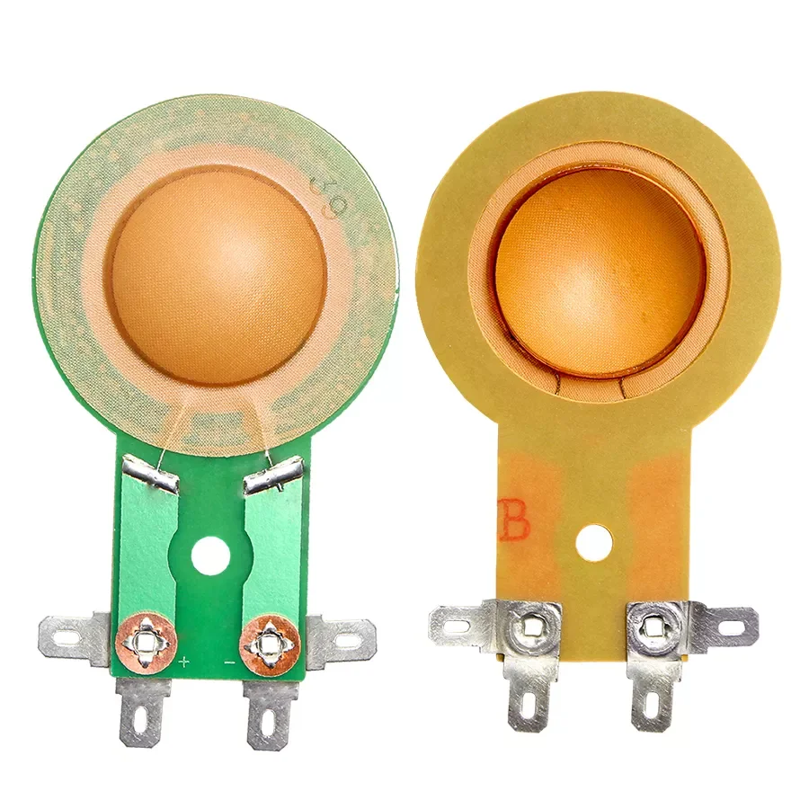 

2PCS 25.5 25 Core 25.4 MM Voice Coil Diaphragm Tweeter Horn Treble Film Resin Membrane Drive Head Tweeter Corneal Bracket
