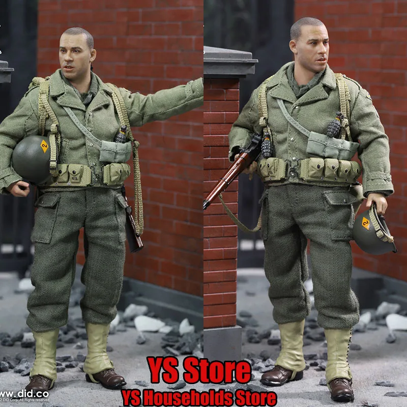 

DID XA80011 1/12 Military Soldier Collectible Action Figure World War II US Rangers 6" Full Set Hobby Collection Model Dolls