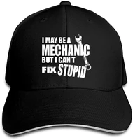 i might be a mechanic unisex sandwich cap baseball cap