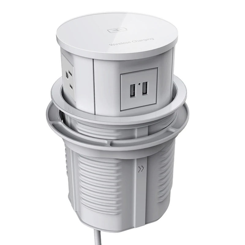

outlet multi layer uk extension lead usb smart power pop up kitchen electric tower socket