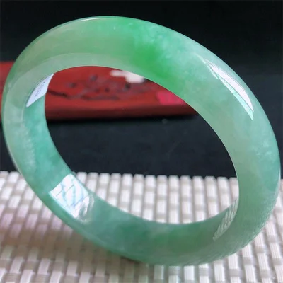 

zheru Jewelry Natural Myanmar Emerald Green 54mm-62mm bracelet exquisite princess bracelet for girlfriend send mom gift