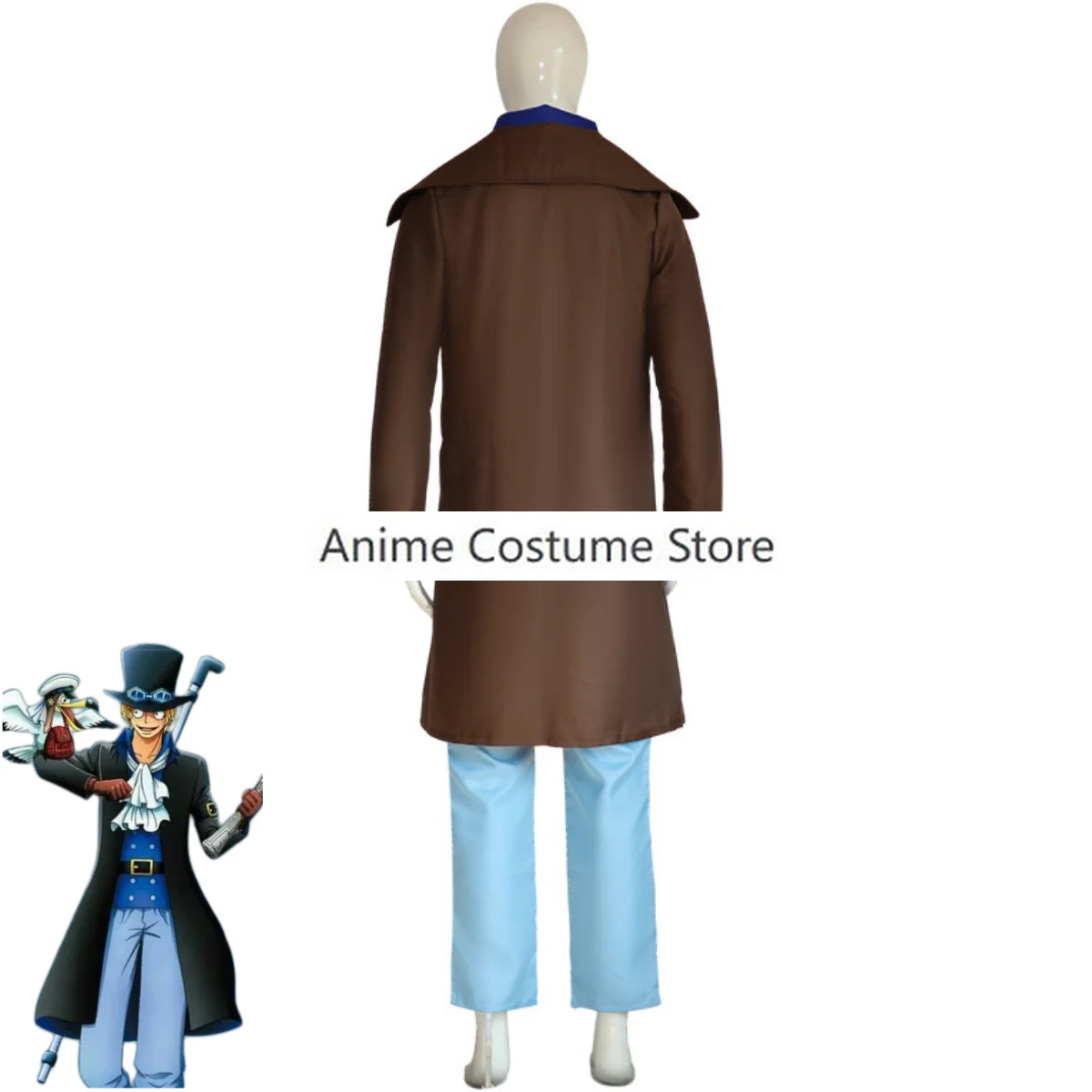 Костюм для косплея аниме Восточный Синий Сабо черные Бриджи на Хэллоуин взрослых