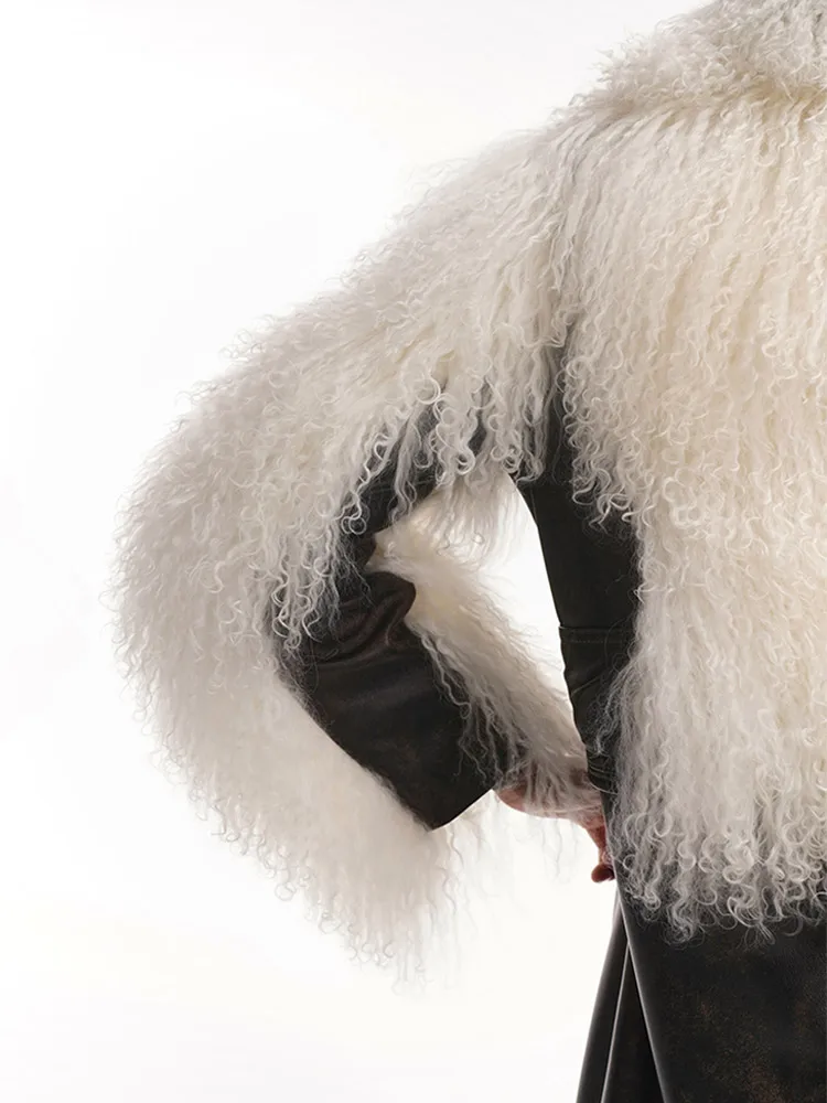 Женская куртка из искусственного меха норки