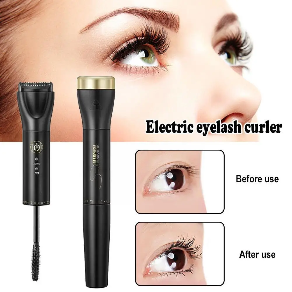 

Electric Heated Eyelash Styling Curler Makeup Eye Lashes Heated Tool Applicator Natural Instrume Long Curling Lasting Beaut T6R9