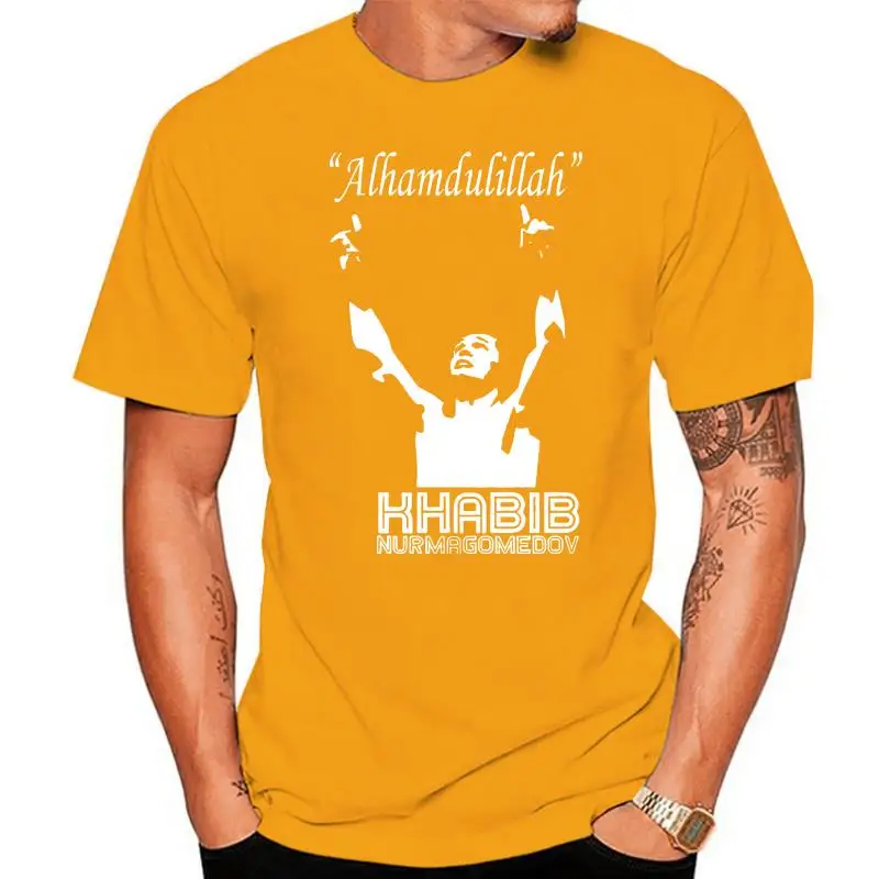 

Alhamdulillah Khabib Nurmagomedov, мусульманские моslem футболки для мужчин, размер США