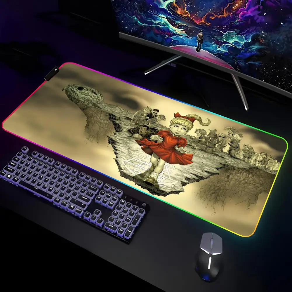 Коврик для мыши Korn тяжелый Джонатан Дэвис игровой RGB коврик клавиатуры ноутбука