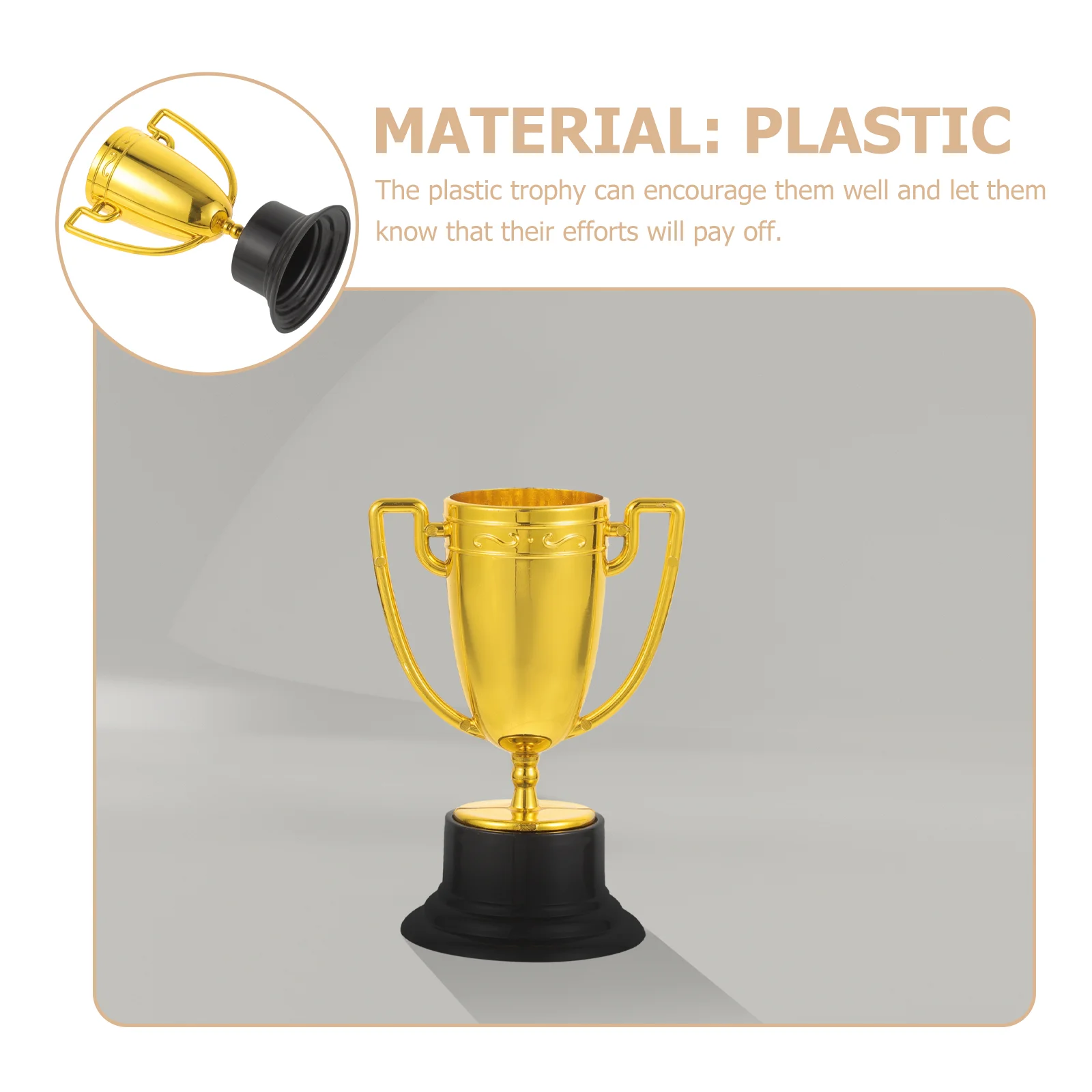 8 шт. украшают мини-трофей детский звездный турнир сувениры пластиковые трофеи