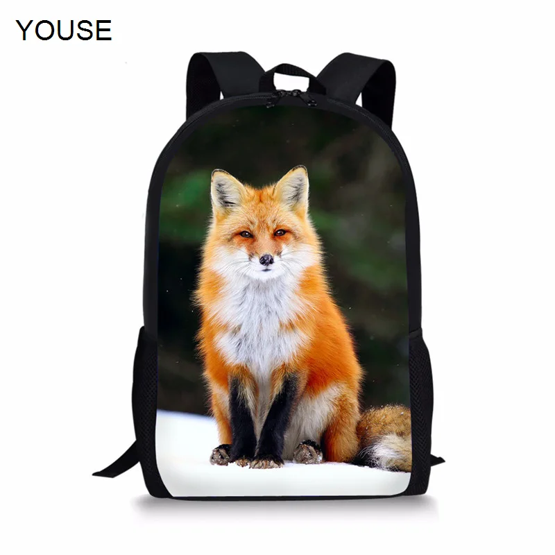 Рюкзак YOUSE школьный женский с животными, под заказ, 2021