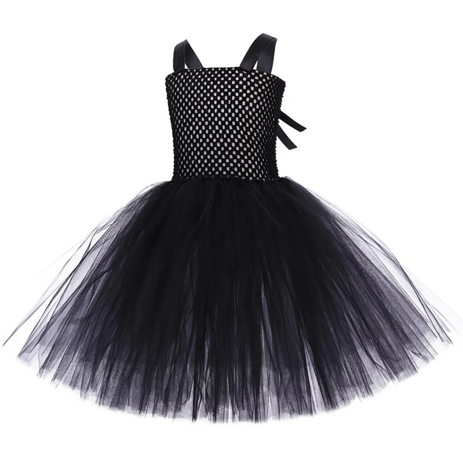 Детское платье-пачка для косплея на Хэллоуин с ведьмой