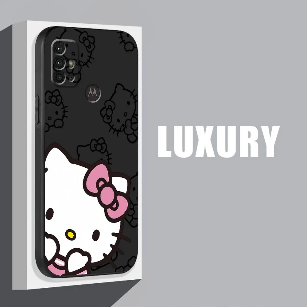 Милый чехол для телефона Hello K-Kitty Sanrio Moto G30 G31 G50 4G 5G G51 G60 G60S G71 G22 G32 G52 G72 G53 G73
