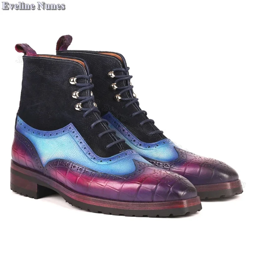 Ботинки Челси со шнуровкой и высоким берцем размер 41-47