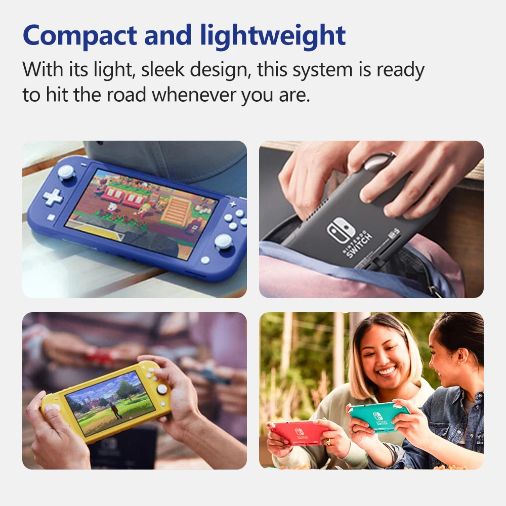 Nintendo Switch Lite Unlocked Handheld Game Console 275g Lightweight and Portable Built in Joy Con Controller Multiple Color
