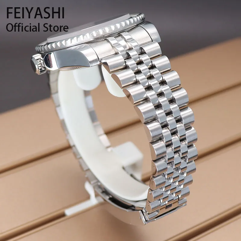 40mm Watch For Men Cases Bracelet Strap For Seiko nh35 nh36 ETA 2824 Miyota 8215 Movement Accessory Parts 28.5mm Dial submariner