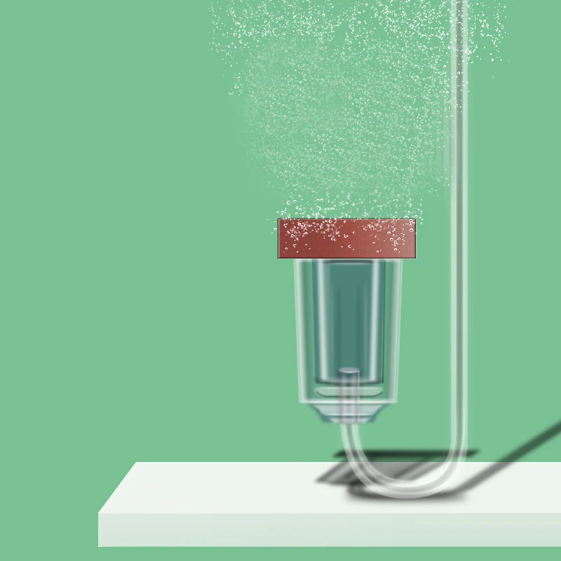 

Прозрачный акриловый распылитель CO2, 1 шт., распылитель с присоской, мини-обратный клапан, счетчик пузырьков для аквариума, растений