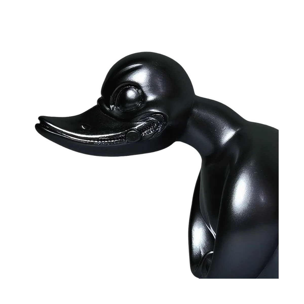 Наклейка на переднюю крышку автомобиля с изображением злого утка