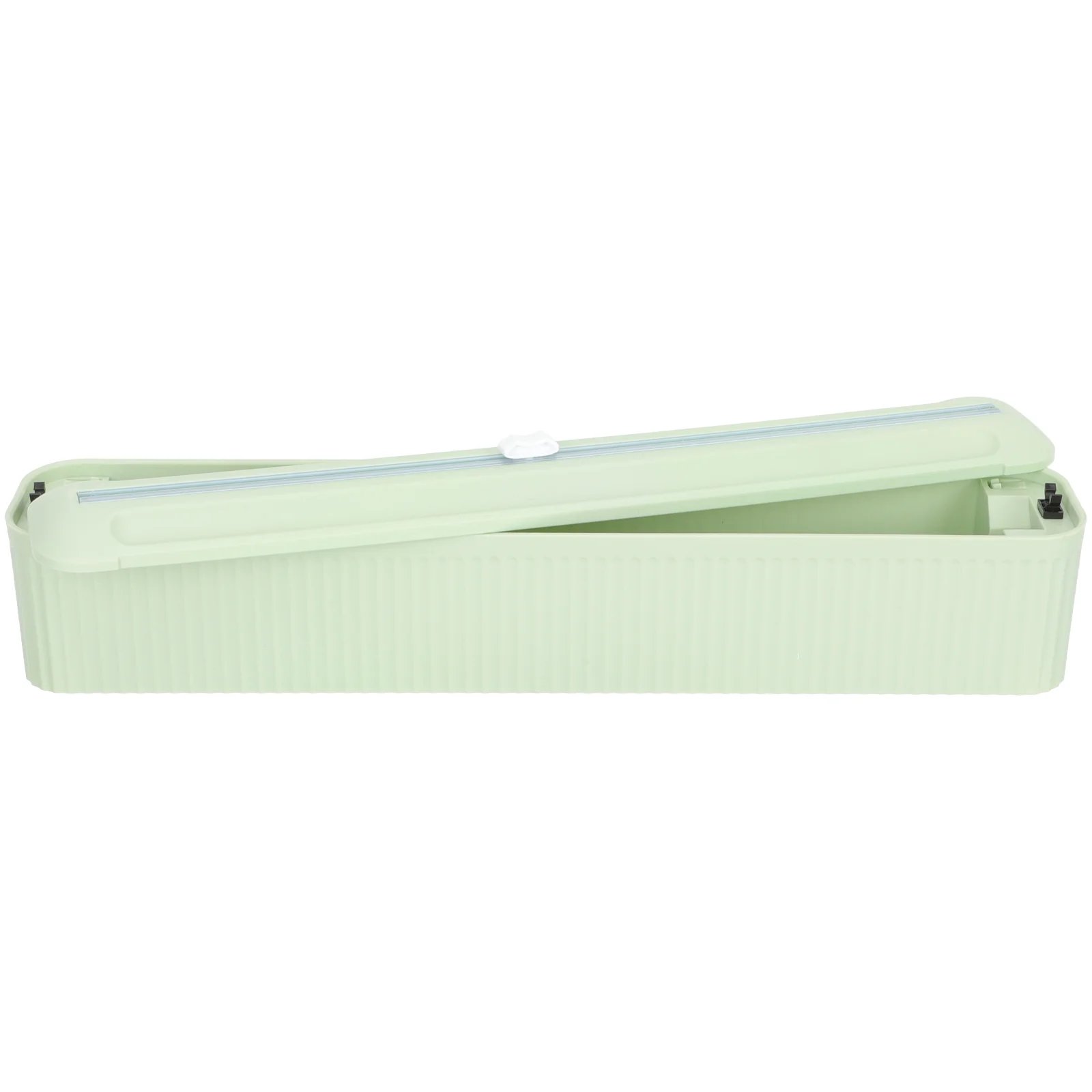 

Wrap Cling Film Holder Magnetic Plastic Dispenser Bathroom Wall Shelves Chefs Larder Foil Slider Refillable Food