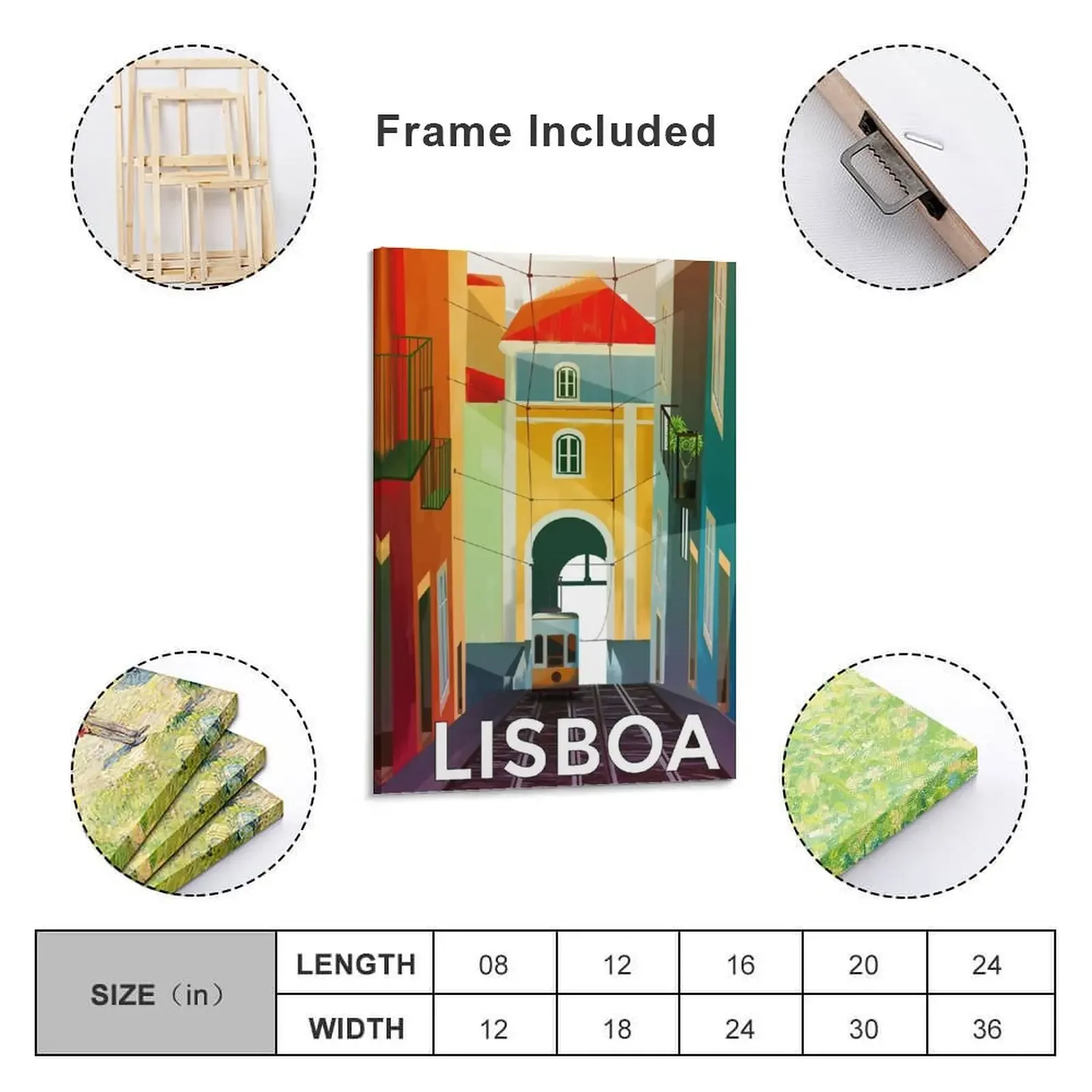 LIsboa lisbon винтажный туристический постер картина на холсте декоративная декор