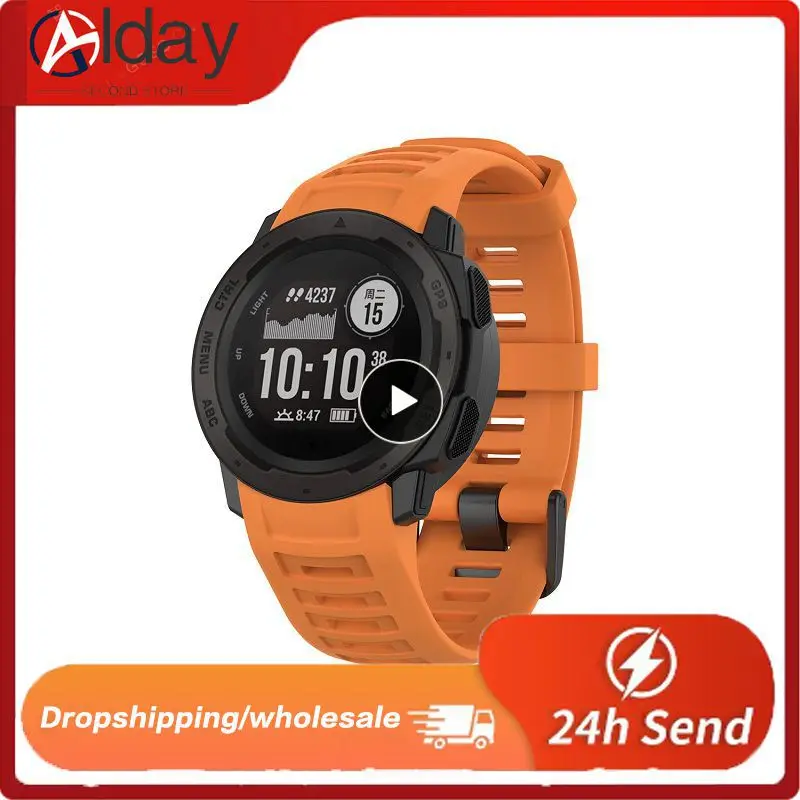 

Breathable Watchband Multi-color Wrist Strap Silicone Replacement Strap For Garmin Instinct2