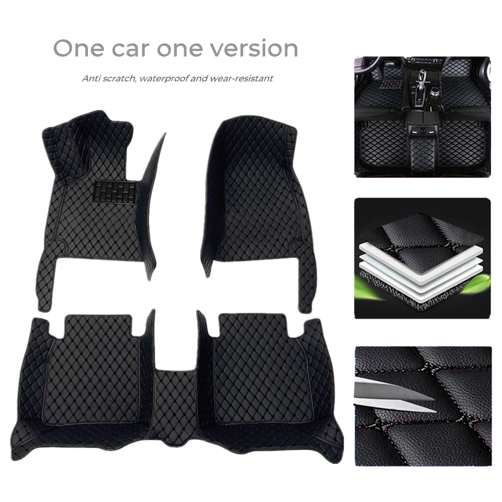 

Custom Fit Car Floor Mats For Honda Civic EX 1999 LHD Auto Interiors Accessories Waterproof Carpets Car Styling Rugs