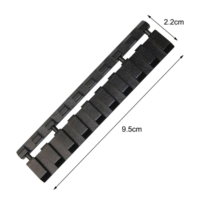 1 шт. 9 слотов от 11 мм до 22 защелкивающийся рельсовый адаптер ласточкин хвост для