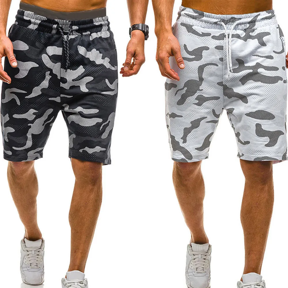 2020 New Men Camouflage Shorts Casual Male Hot Sale Military Cargo Shorts Knee Length Mens Summer Short Pants