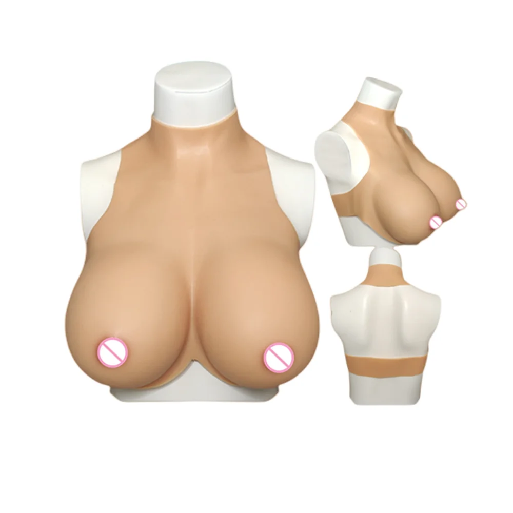 

Realistic Huge Fake Boobs Bodysuit Silicone Breast Forms Plate Tetas For Shemale Dragqueen Crossdresser Transvestism Mastectomy