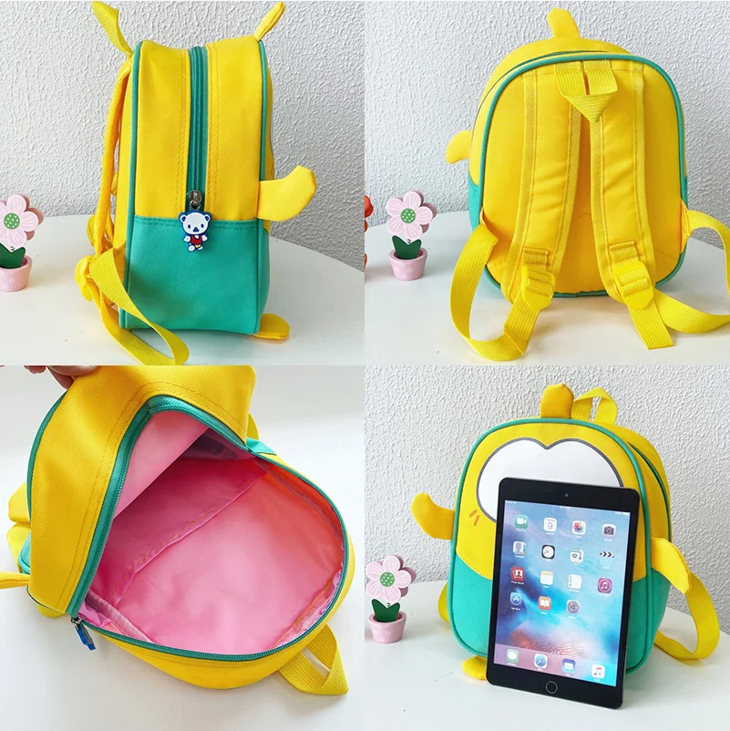 Girls Boys Small Schoolbags In Kindergarten Cute Cartoon Penguin Children Schoolbag Anti Splash Student Backpack