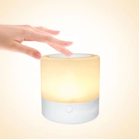 usb touch control night light led rechargeable dimmable desk lamp only be used for home bedroom office night sleep aid lighting