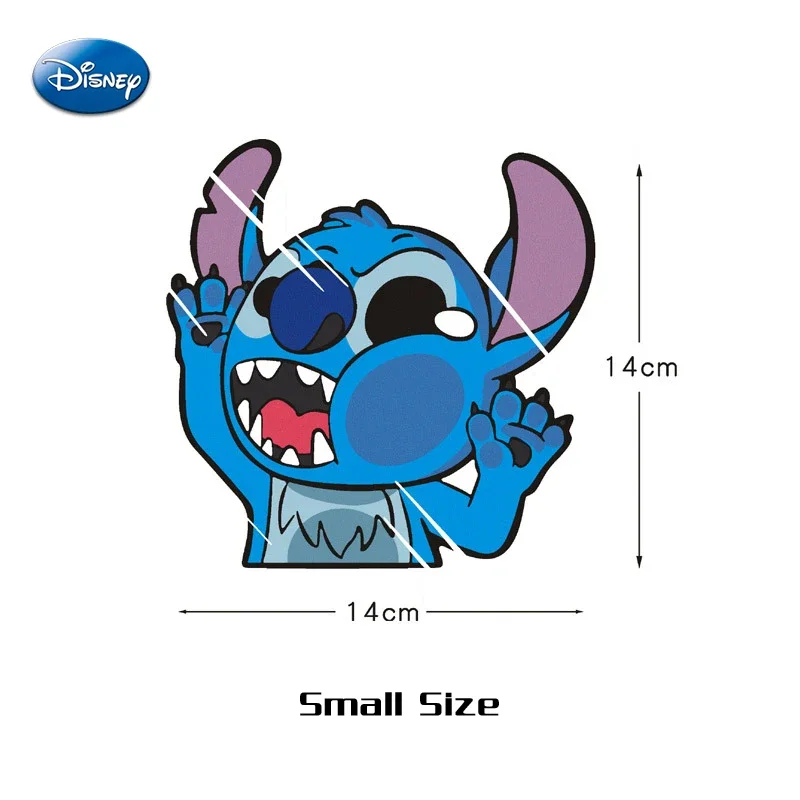 

Disney Stitch автомобильная наклейка аниме фигурка Stitch авто окно зеркало вождения наклейки на заднее лобовое стекло Kawaii Декор автомобиля подарки