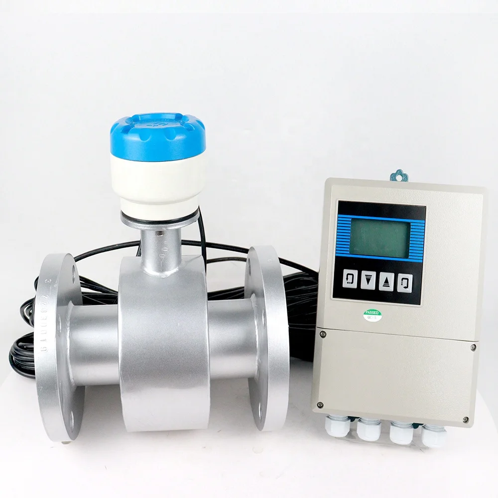 

New design High Precision Price DN100 Industrial Type Digital Electromagnetic Flow Meter Water Made In China Magnetic Flowmeter