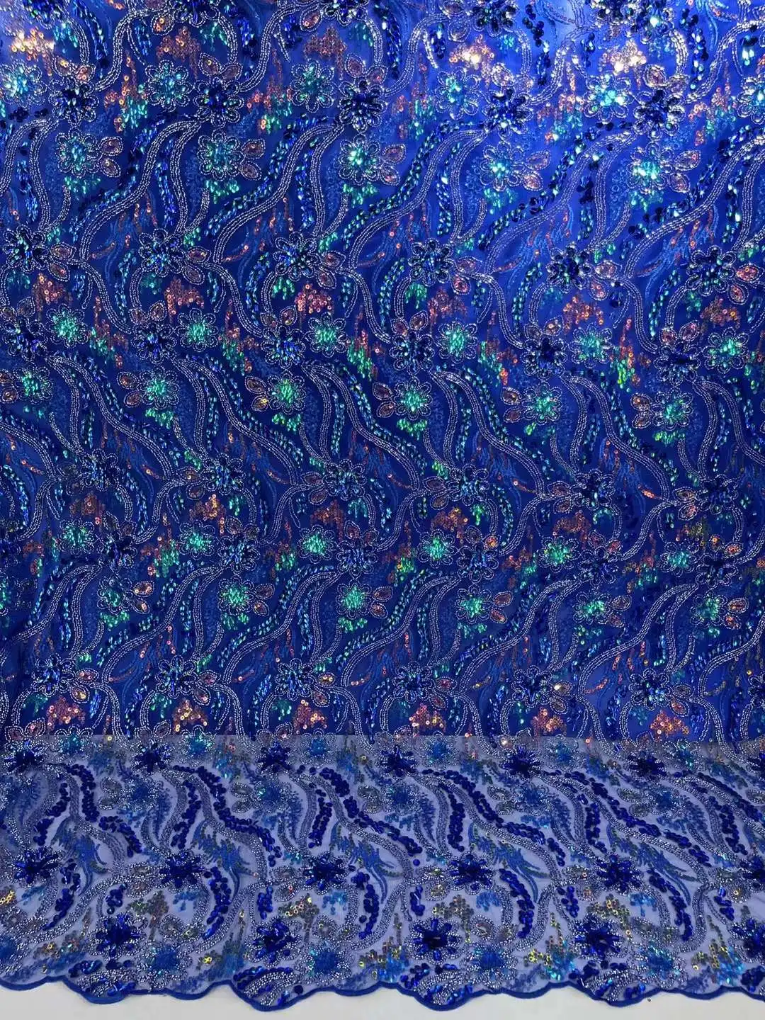 Африканская кружевная ткань с блестками новейшие нигерийские кружева 2022