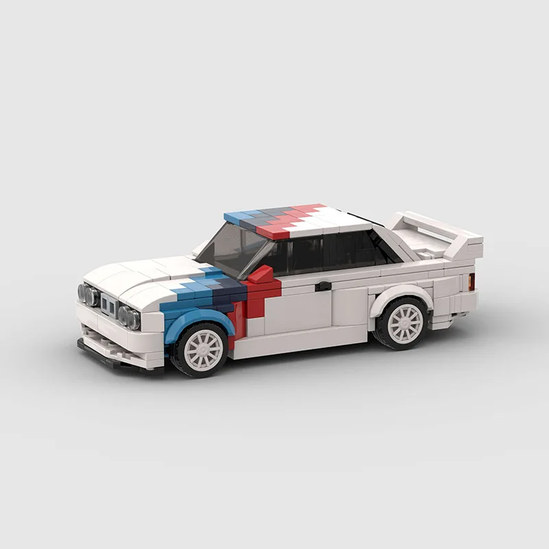 

Bricklink MOC технический автомобиль M3 E30, гоночный скоростной чемпион, спортивный шрам, творческий эксперт, строительные блоки, игрушки для детей, подарок