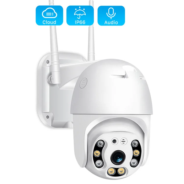 

1080P PTZ Wifi IP Camera Outdoor 4X Digital Zoom AI Human Detect Wireless Camera H.265 P2P Audio 2MP 3MP Security CCTV Camera