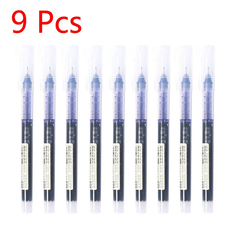 

0.5mm Gelpen For School Office Business Exam Supplies Stationery Pen Ultra Fine Finance Gel Pen Black/Blue/Red ink Refills Rods