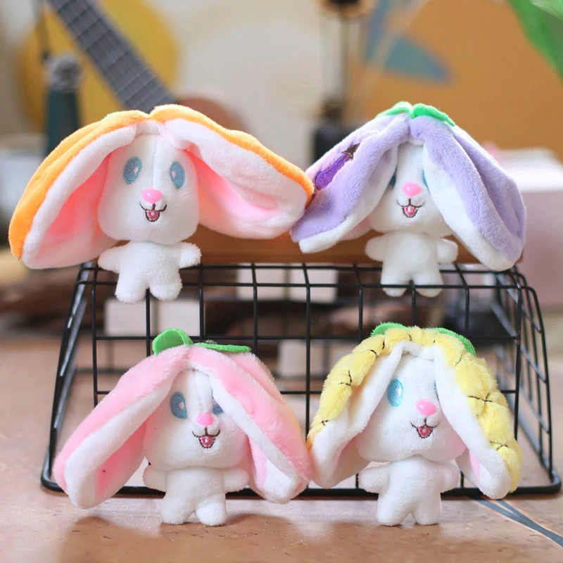 

Креативная плюшевая игрушка в виде моркови и клубники, 11 см