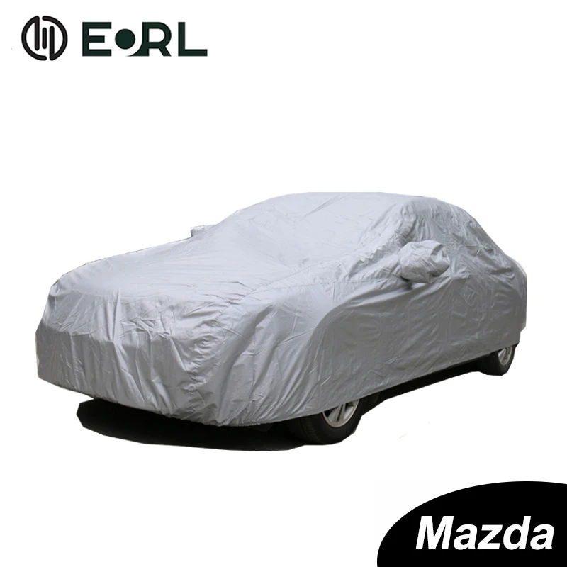 

Kayme Full Car Covers Dustproof Outdoor Indoor UV Snow Resistant Sun Protection polyester Cover universal for Mazda