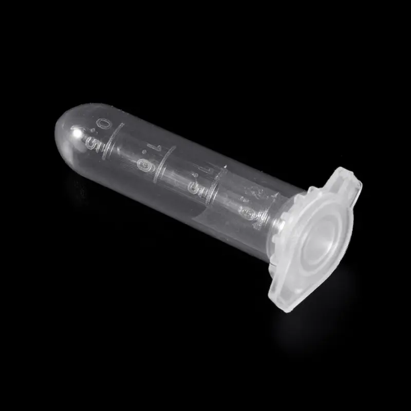 

16FB 100Pcs 2ml Clear Plastic Vials Container Snap Centrifuge Tubes Vials Sample Lab Container