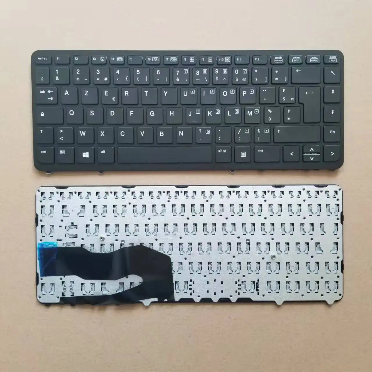 Новая французская клавиатура для HP EliteBook 840 G1 850 G2 с рамкой без подсветки точки FR
